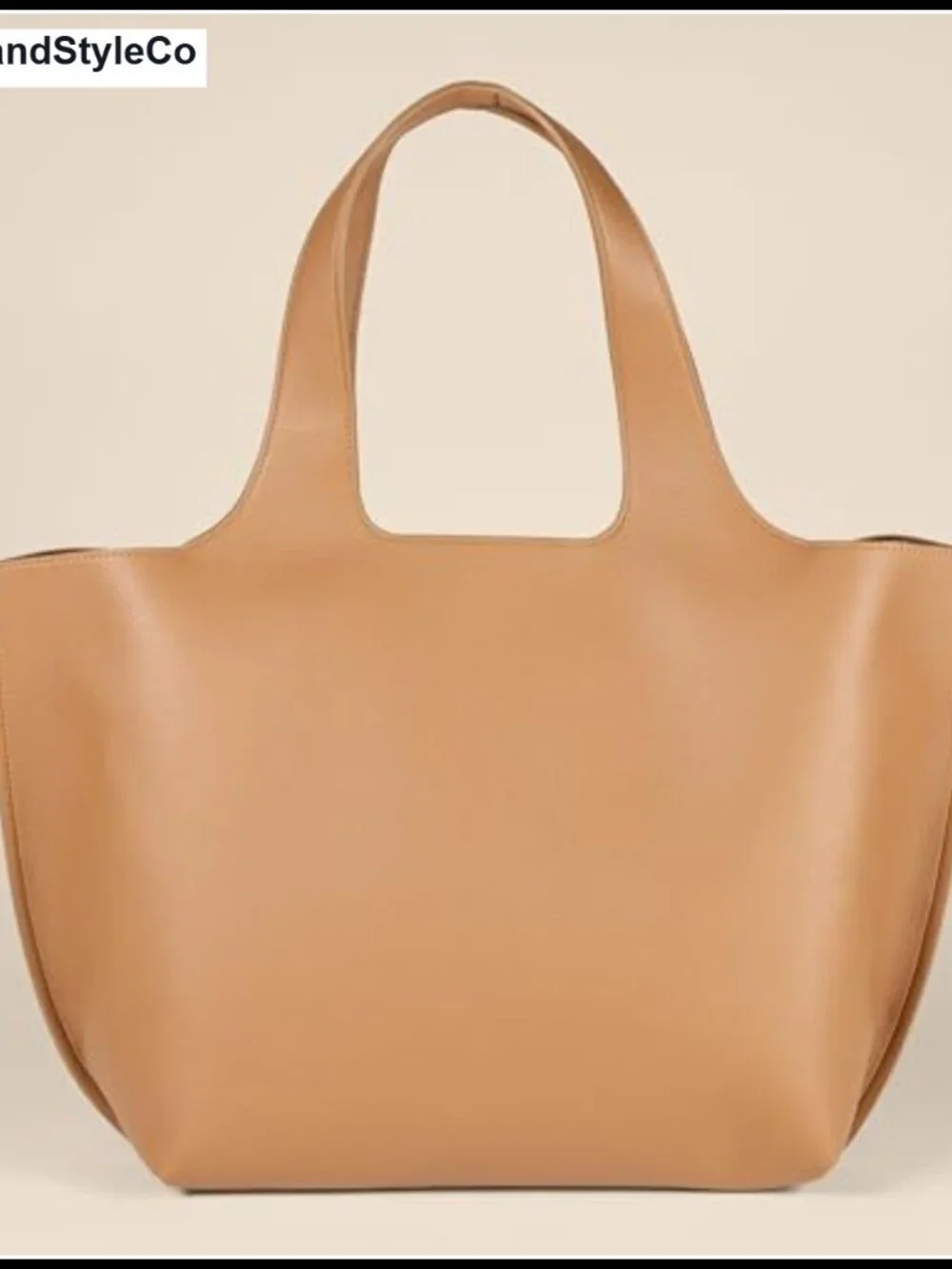 Oversized Tote Bag Faux Pebbled Leather Magnetic Closure Travel Daily Use